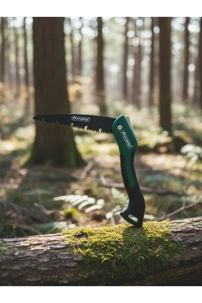 OUT-4650 Katlanabilir Kamp Testeresi | Paslanmaz Çelik Dişler, Güvenli Kilit Mekanizması ürün görseli 1