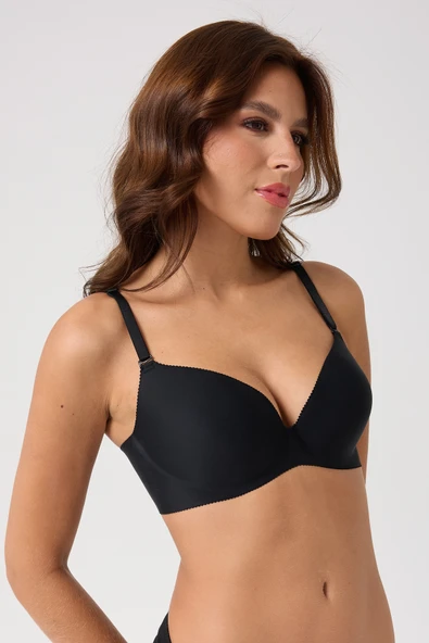 leswear C Cup Içi Boş Lazer Kesim Sütyen Dikişsiz Iz Bırakmaz ürün görseli 1