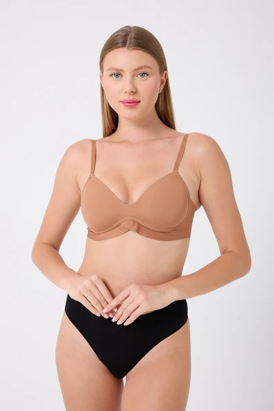 leswear Hafif Destekli Nefes Alabilir Dikişsiz Sütyen - Resim 4