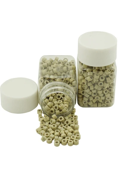 Çaça saç atölyesi Sarı Saç Kaynak Boncuğu 500 Adet ürün görseli 1