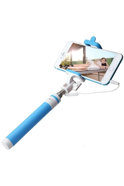 5443 Mavi Selfie Çubuğu & Özçekim Çubuğu ürün görseli 1