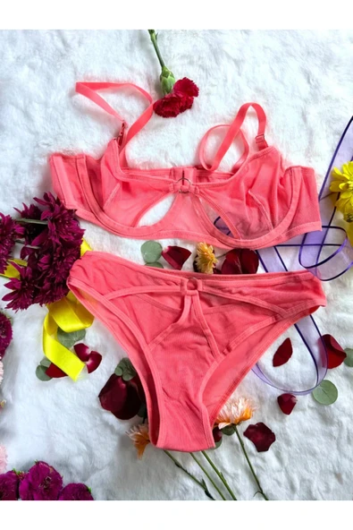 leswear Rosa Luxe Kadın İç Çamaşırı Takımı ürün görseli 1