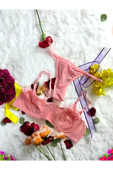 leswear RoseDusk Delight Kadın İç Çamaşırı Takımı ürün görseli 1