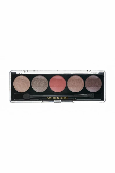 Golden Rose 5'li Göz Farı - Professional Palette Eyeshadow No: 106 Nude Pink 8691190071066 - Resim 2