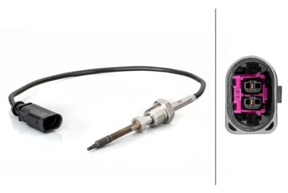 Vag Eksoz Sicaklık Sensoru (siyah Soket)a4 A5 Q5 08> Caha Caga - Hella 6pt014494-481 ürün görseli 1