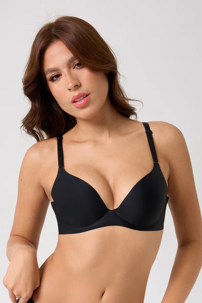 leswear Az Dolgulu Lazer Kesim Sütyen Dikişsiz Dolgusuz Iz Bırakmaz B Cup - Resim 11