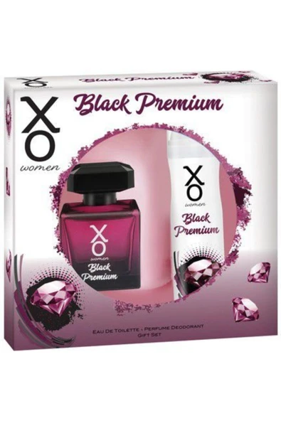 Xo Black Premium Edt 100ml+deo125ml For Women ürün görseli 1