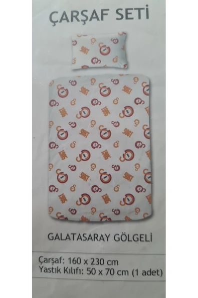 Çarşaf set gölgeli sarı kırmızı ürün görseli 1
