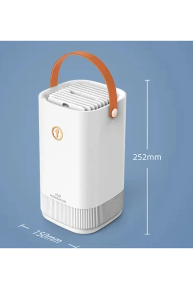 Product AirFresh MF0668 Led Işıklı Ultra Sessiz 3300 ml Hava Nemlendirici - Beyaz - Resim 2