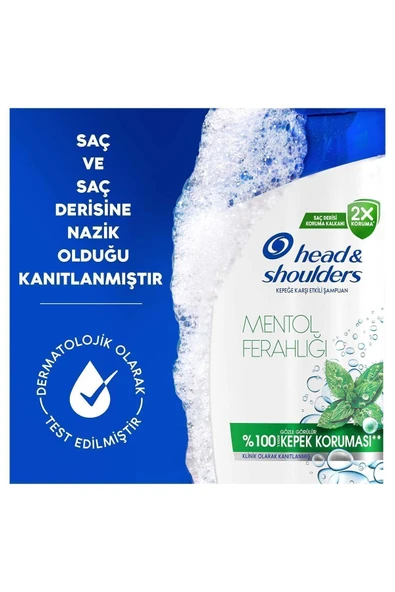 Head & Shoulders Şampuan Mentol Ferahlığı 1in1 750 ml - Resim 6