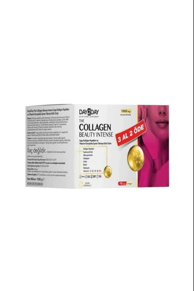 Day2Day The Collegen Beauty Çilek Aromalı 10000 Mg 30 Saşe - 3 Al 2 Öde ürün görseli 1