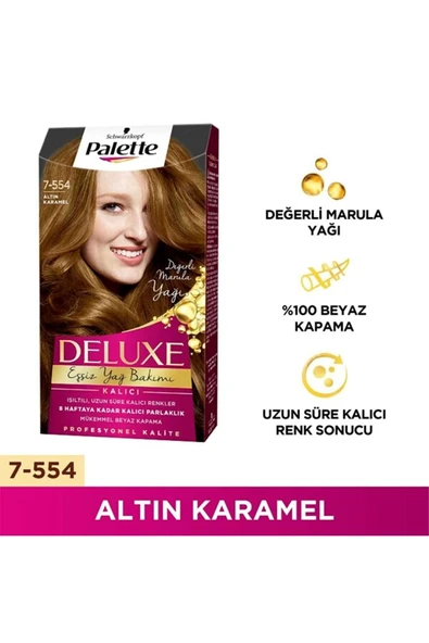 Palette Deluxe Saç Boyası Altın Karamel 50 Ml 6281031271766 ürün görseli 1