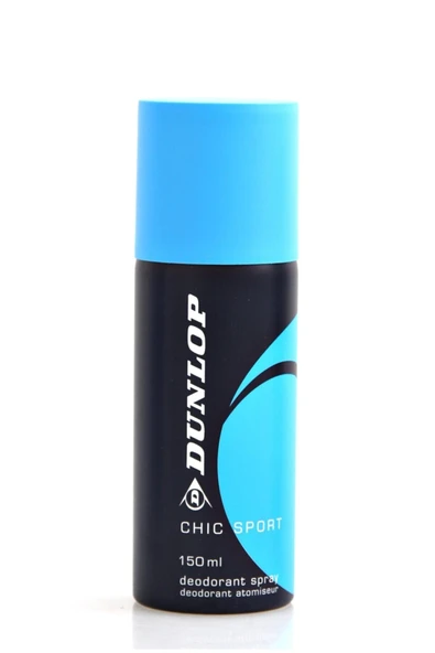 DUNLOP Deodorant Chic Sport Spray 150ml - Erkek Deodorant (MAVİ) ürün görseli 1