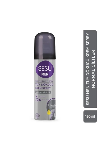 Sesu Tüy Dökücü Sprey 150 Ml. For Men Normal Cilt ürün görseli 1