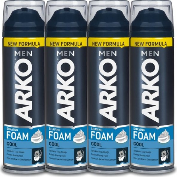 Arko Men Cool Tıraş Köpüğü 4lü Paket 200 ml - 2