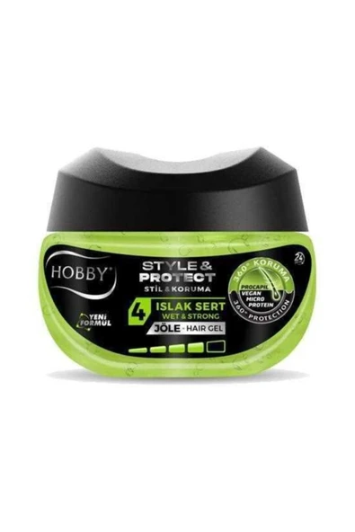 Güntem Hobby Stye&protect Saç Jölesi Islak Sert 250 ml Kavanoz ürün görseli 1