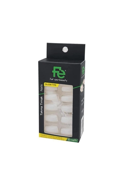 Fe Takma Tırnak Uzun Salon Pı 070 Natural Boyanabilir ürün görseli 1