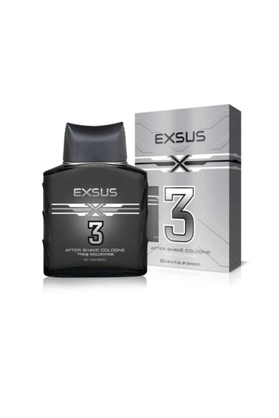 Sansiro Exsus 3 Traş Sonrası Kolonya 90 Ml ürün görseli 1