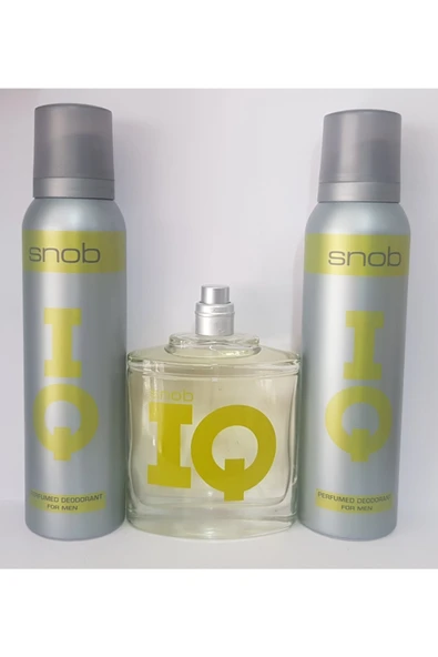 Snob Iq Deodorant 2 Adet +100 Ml Edt (kutusuz ) ürün görseli 1