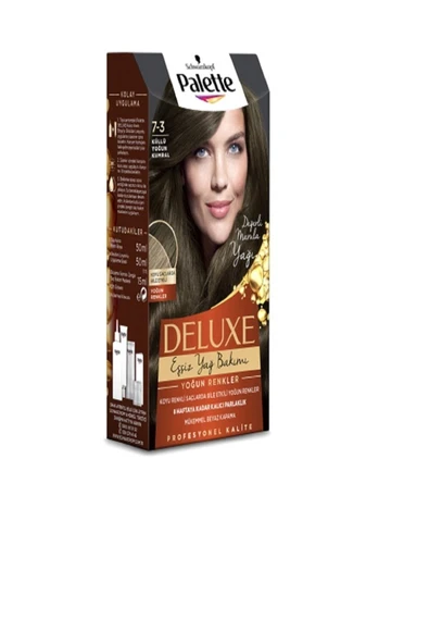 Palette Saç Boyası 7-3 Küllü Yoğun Kumral 6281031271551 - Resim 2