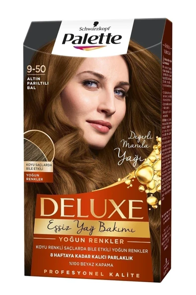 paletta Palette Deluxe Deluxe Yoğun Renkler 9-50 Altın Parıltılı Bal 6281031271797 ürün görseli 1