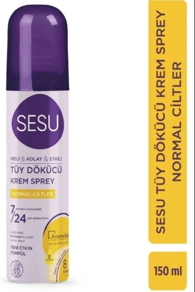 Sesu Tüy Dökücü Sprey 150 Ml. For Men Normal Cilt ürün görseli 1