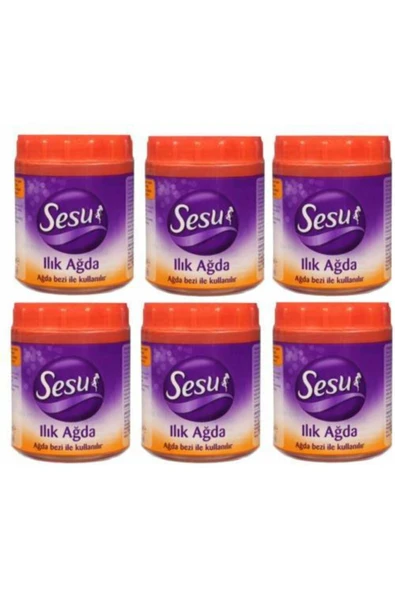 Sesu Turuncu Ilık Ağda 250 Gr, 6'lı Paket, Güçlü ve Rahat Kullanım ürün görseli 1