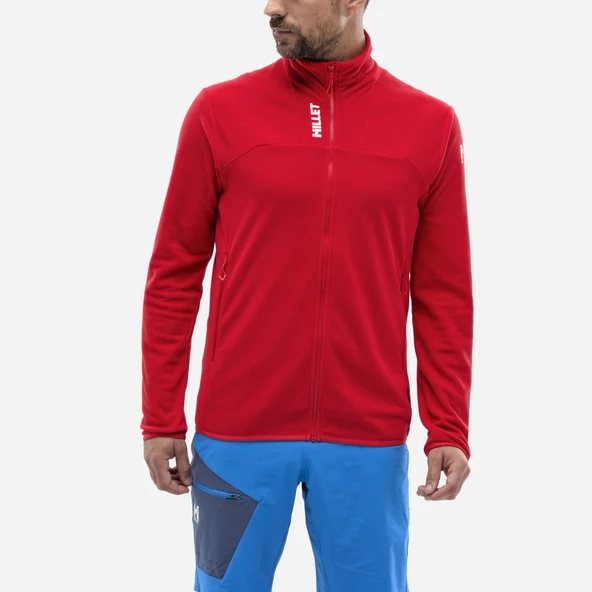 Millet UBIC LGRID JKT Erkek Polartec®  Ceket Tam Fermuar MIV10448 N0335 - Resim 3