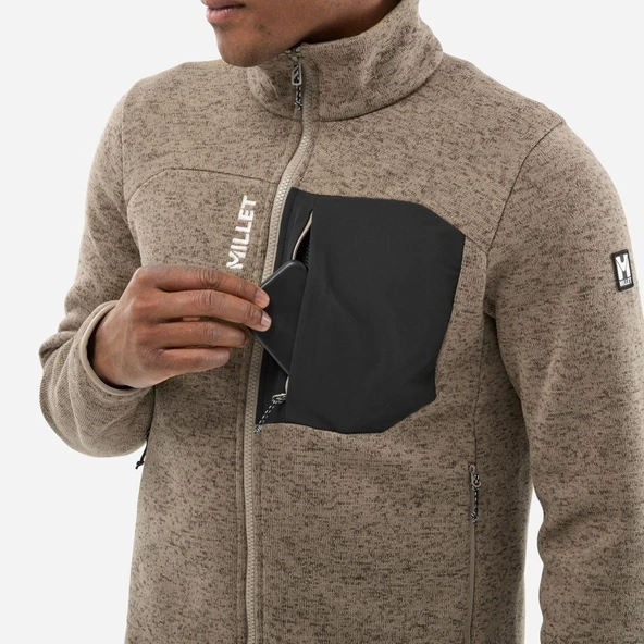 Millet CHAM KNI JKT Erkek Polar Ceket Tam Fermuar  MIV10618 N9904 - Resim 5