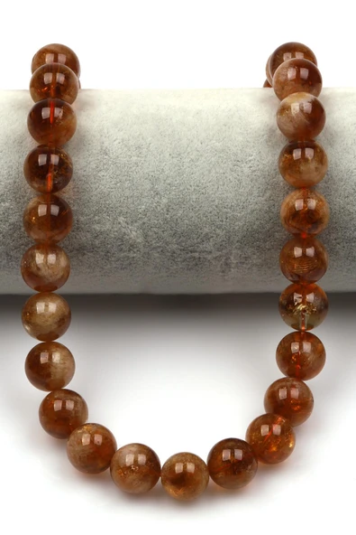 Sitrin Doğal Taş Dizi 12 mm Küre Kesim - Resim 2