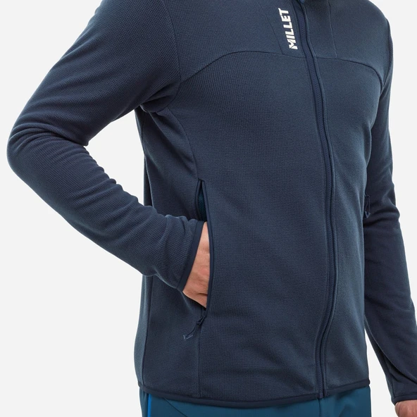 Millet UBIC LGRID JKT Erkek Polartec®  Ceket Tam Fermuar MIV10448 N7317 - Resim 5