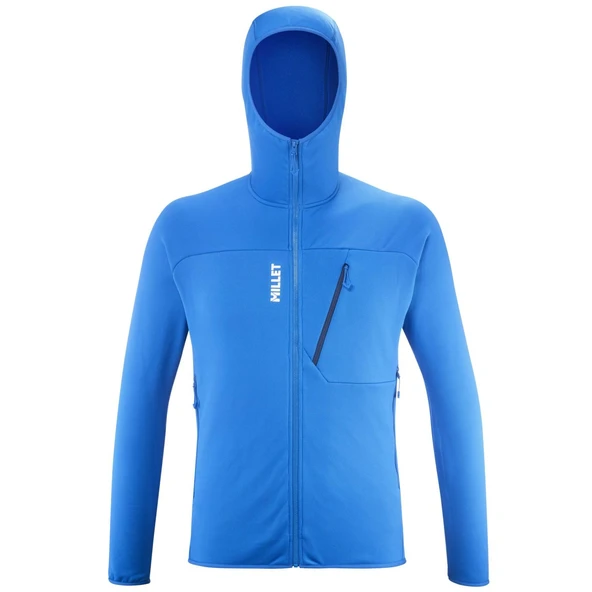 Millet SENECA FL HD Erkek Kapşonlu Polar Ceket tam Fermuar MIV10336 N3170 ürün görseli 1