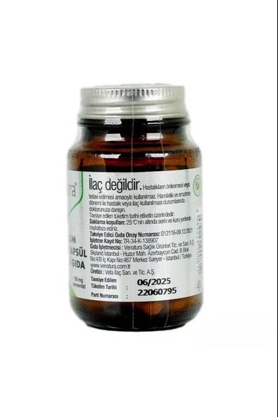 VeNatura Magnezyum Bisglisinat 30 Kapsül - Resim 2