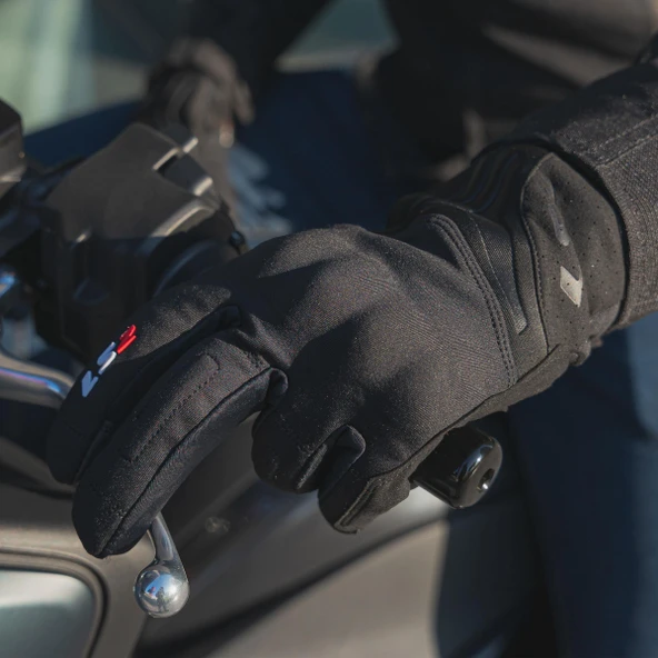 LS2 JET 2 WATERPROOF ELDİVEN SİYAH - Resim 5