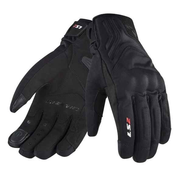 LS2 JET 2 WATERPROOF ELDİVEN SİYAH ürün görseli 1