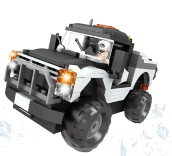 City Off-road Yarış Arabası 210 Parça (Çocuğunuzla birlikte eğlenerek oynayın.Kaliteli, Eğitici) ürün görseli 1