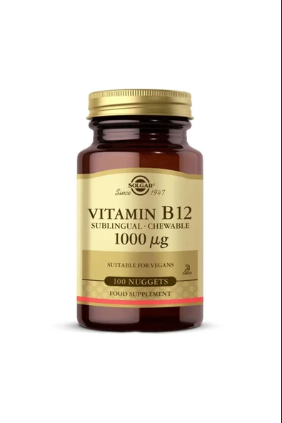 Solgar Vitamin B12 1000 Mcg 100 Tablet ürün görseli 1