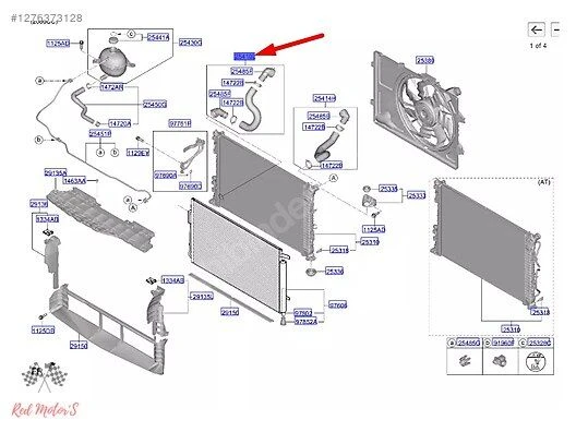 Kia Sportage 2022 Radyatör Alt Hortumu Mobis.25415N9200 - Resim 2