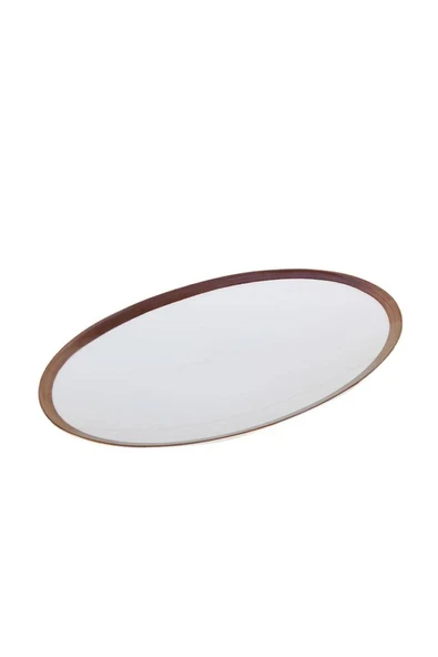 Porland Copper Line1 Adet Kayık Tabak 32 cm ürün görseli 1