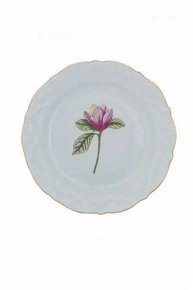 Porland Flower 20 Cm Düz Tabak 1 Adet ürün görseli 1