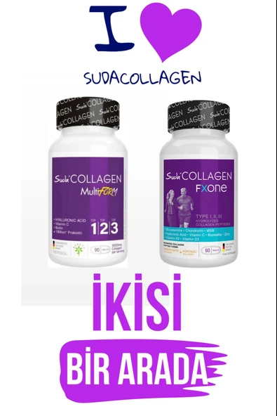 Suda Collagen Multiform 90 Tablet - FXONE 60 TABLET ürün görseli 1