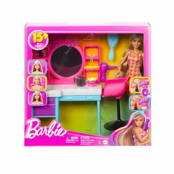 Barbie Muhteşem Kuaför Oyun Seti HKV00 - Resim 7