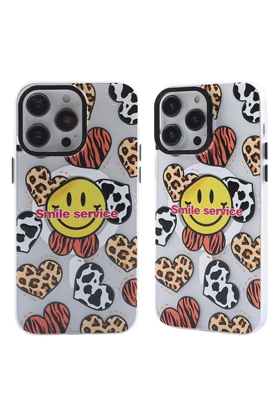 Akman iPhone 13 Pro Kılıf Apollo Magneticsafe Desenli Kapak - Apollo Şeffaf - 2 - ACL6207726-2906 ürün görseli 1