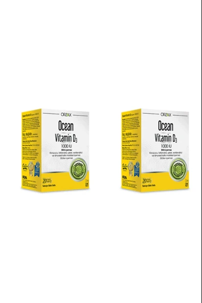 Ocean Vitamin D3 1000 IU Sprey 2 Adet ürün görseli 1