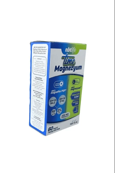 Nbt Life Time Magnezyum 60 Kapsül - Resim 2