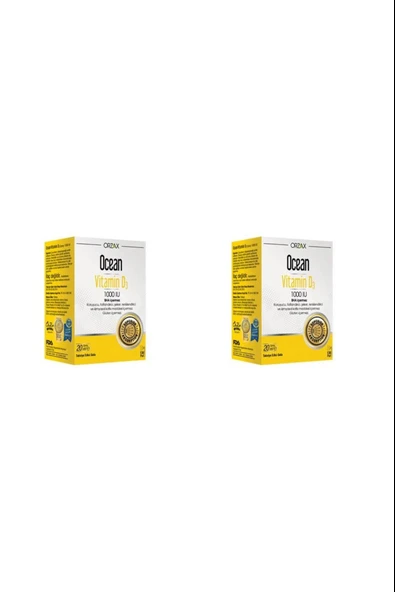 Ocean Vitamin D3 1000 IU Sprey 2 Adet ürün görseli 1