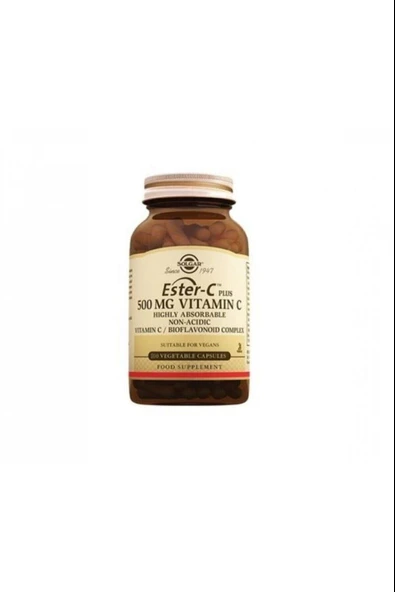 Solgar Ester-c Plus 500 Mg 100 Kapsül ürün görseli 1