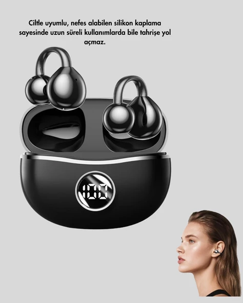 YXG10 SİYAH BLUETOOTH KULAKLIK - Resim 5