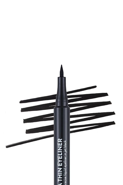Ultra Ince Uçlu Eyeliner (SİYAH) - Ultra Thin Eyeliner - 001 Black - 8690604478491 ürün görseli 1