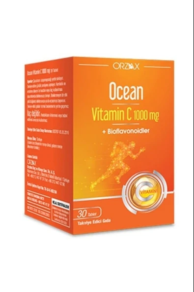 Ocean Vitamin C 1000 mg 30 Tablet ürün görseli 1